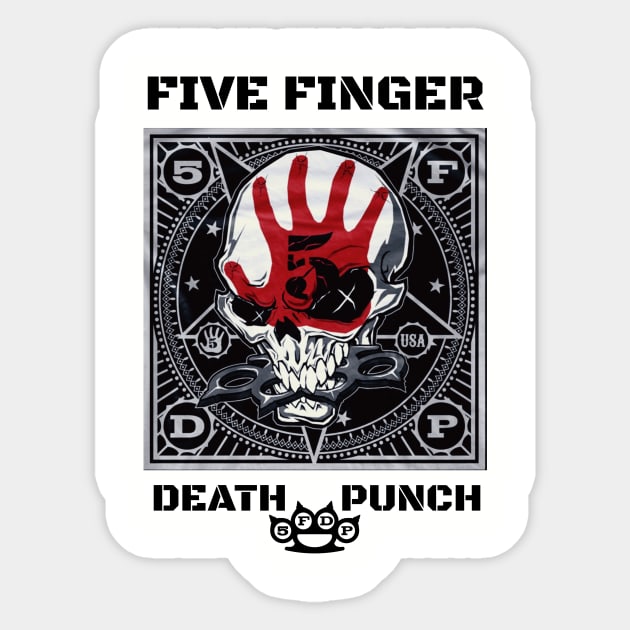 5FDP FIVE FINGER DEAT PUNCH Sticker by Kankiku Studio